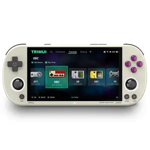 pocket mini down load Smart Pro opened source retro classical game device handheld pad big screen LINUX OS NS multiple game form