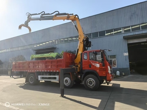 รถเครนติดตั้งบนรถบรรทุกสำหรับยกเหล็กสำหรับงานรีไซเคิลโลหะ - Product Image 6