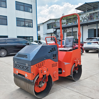 Rouleau routier portable 2 tonnes et types de compacteurs avec transport facile pour la construction de routes temporaires