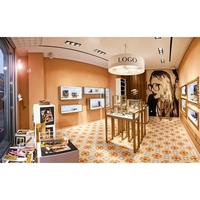 Vitrine de Présentation Rétro pour Accessoires de Mode aux Tons Chaleureux, Solution Personnalisée ODM/OEM pour Partenaires Fortune 500