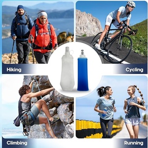 Manufacturer Custom OEM <b>Hot</b> Selling TPU Soft <b>Flasks</b> 250ML 500ML Soft Water Bottles for Outdoor Cycling Hiking Running - Product Image 6