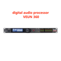 Processeur audio numérique professionnel 3 en 6, système de gestion des enceintes métalliques, contrôle réseau DSP pour les spectacles sur scène