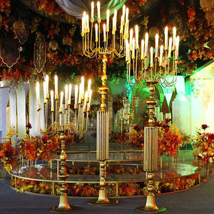 2025 décoration de centre commercial décorative du sol au plafond de haute qualité accessoires de scène de mariage grands bougeoirs <span class=keywords><strong>en</strong></span> <span class=keywords><strong>fer</strong></span> <span class=keywords><strong>forgé</strong></span> - Product Image 6