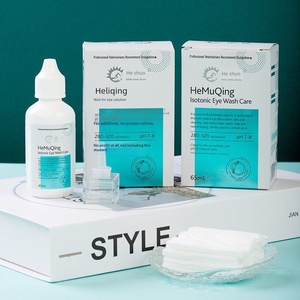 Gouttes oculaires Heshuo Hemu Qing pour chats et chiens - Douces, non irritantes, antibactériennes, soulagent l'inconfort oculaire, en stock, 100 ml, usage intérieur - Product Image 3
