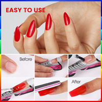 Beautilux Marque privée Couleur bonbon 15g Chine Vente en gros Extension de gel pour les ongles Kit d'extension de gel pour ongles en gel papillon