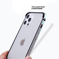Coque de téléphone portable antichoc 2 en 1 avec cadre métallique en silicone, étui antichoc pour Iphone 6, 6s, 6plus, 7, 8 plus