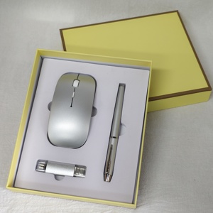 Design Wireless Mouse Usb Flash Drive Pen 3-in-1 Custom Luxury Promotions and Business Items Corporate <b>Gift</b> <b>Sets</b> - Product Image 3