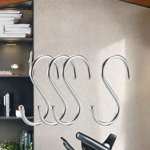 ตะขอโลหะปลายแหลมสองด้านแบบอุตสาหกรรม พร้อมตะขอเกี่ยวแบบ Clevis และตัวล็อคสำหรับแขวนตะขอเหล็กกล้าคาร์บอนสำหรับแขวนเนื้อ - Product Image 4