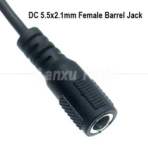 OEM personalización DC hembra 5,5x2,1mm barril Jack a JST <span class=keywords><strong>2</strong></span> PIN XH <span class=keywords><strong>2</strong></span>,54mm paso hembra conector arnés Cable - Product Image 5