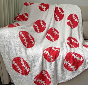 Coperta personalizzata con motivo da calcio, perfetta biancheria da letto leggera per una coperta sportiva da Rugby morbida <span class=keywords><strong>e</strong></span> calda <span class=keywords><strong>e</strong></span> felpata - Product Image 3