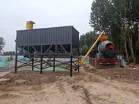 Komplettes Set Horizontales Zementsilo Standard Horizontales Zementsilo für Komplette Mischanlage