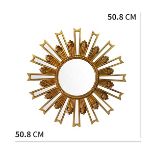 Hand <strong>Craft</strong> <strong>Mirror</strong> Wall Decor Chic <strong>Mirror</strong> Decorative Wall Round <strong>Mirror</strong> - Product Image 5