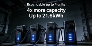 Station d'alimentation portable SUPER 1000W/2000W, générateur solaire, batterie portable pour le camping en plein air, le camping-car, la maison, les situations d'urgence, hors réseau - Product Image 3