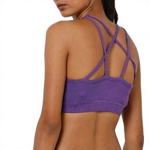 Wholesale <b>Women</b> Tank Top Custom Logo High Neck <b>Sleeveless</b> Fitness <b>Shirt</b> Breathable Solid Color Stylish - Product Image 2