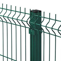Panneaux de clôture de jardin incurvés 3D anti-escalade de 1,5 m, 1,8 m, 2 m, 2,5 m de hauteur