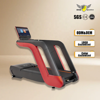 Caminadora Eléctrica Motorizada Comercial para Gimnasio, Pantalla LCD para Entrenamiento Físico, Plegable e Inalámbrica