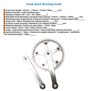 Manivela para <span class=keywords><strong>Bicicleta</strong></span> Eléctrica Personalizada de Marca Privada, de Alta Resistencia - Product Image 3