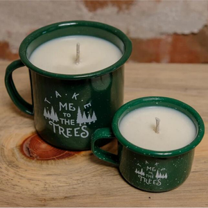 Bougies en émail beige avec <span class=keywords><strong>cire</strong></span>, décor pour la maison, style rétro, vintage, émail beige, tasse, remplissage à l'intérieur - Product Image 2