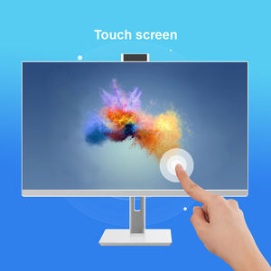 คอมพิวเตอร์ตั้งโต๊ะสำหรับเล่นเกมแบบ all-in-One สีขาว23.8นิ้วพร้อม GeForce <span class=keywords><strong>GTX</strong></span> <span class=keywords><strong>1050</strong></span> <span class=keywords><strong>Ti</strong></span> 4G DDR4 16G RAM 512G SSD ฐานยกจอแสดงผล LCD - Product Image 5