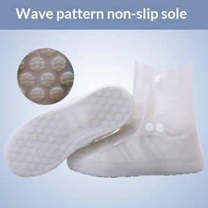 Protetores de Sapato de Chuva em PVC Espesso para Adultos Mumeng, Impermeáveis, Antiderrapantes, Leves e Dobráveis para Dias Chuvosos - Product Image 4