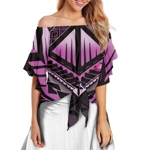 Camicetta estiva da donna con stampa floreale camicetta ampia in maglia estiva Casual per idee regalo per ufficio, vacanze e <span class=keywords><strong>natale</strong></span> - Product Image 2