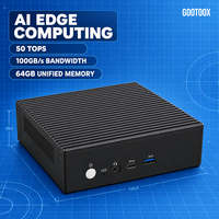 Ruang Pelatihan AI Carrier Board Host AI Edge Computing Box Ukuran Ringkas