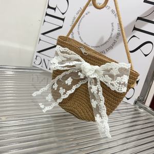 Sombrero de Paja para Mujer, Estilo Pescador, con Malla y Lazo, Protección Solar, para Viajes y Actividades al Aire Libre - Product Image 3