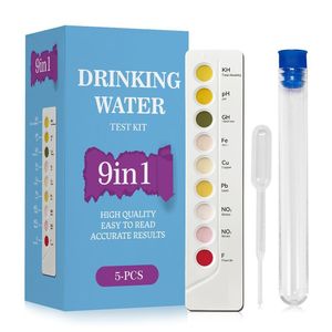 Kit de Prueba de Agua Potable 9 en 1, 5 Piezas, Alta Calidad, Fácil de Leer, Resultados Precisos - Product Image 3
