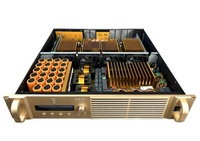 Amplificador de Caja de Subwoofer DLSE Sound Stage de 4x3000w y 8 Ohmios, 21 Pulgadas, Amplificador Activo de 4 Canales Clase D con DSP y PFC Integrados