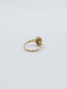 Bague halo ovale en or 14 carats pour femme avec diamants et accents de diamants, diamants remplis couleur D, luxe, mariage, fiançailles - Product Image 2