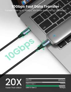 Cable <span class=keywords><strong>USB</strong></span> <span class=keywords><strong>C</strong></span> 3.1 Gen 2 de 10 Gbps UGREEN US355, Cable <span class=keywords><strong>USB</strong></span> <span class=keywords><strong>C</strong></span> a <span class=keywords><strong>USB</strong></span> <span class=keywords><strong>C</strong></span> con Salida de Video 4K, Carga Rápida de 100 W para iPhone 16 - Product Image 4