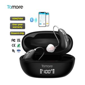 Audífono RIC Digital Recargable Tomore <span class=keywords><strong>para</strong></span> Pérdida Auditiva Severa con Cancelación de Ruido Avanzada - Product Image 1