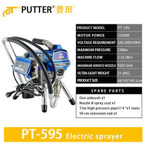 Máquina de Pintura sin Aire PT595 <span class=keywords><strong>Ultra</strong></span> <span class=keywords><strong>Max</strong></span> II <span class=keywords><strong>490</strong></span> PC Pro Class para Recubrimiento de Pintura - Product Image 3