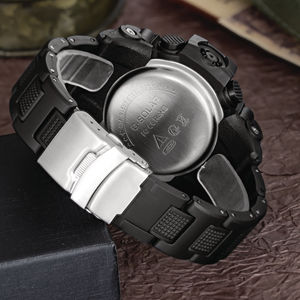 <span class=keywords><strong>Montre</strong></span> <span class=keywords><strong>de</strong></span> sport numérique à LED <span class=keywords><strong>pour</strong></span> homme, chronographe tendance, couleur dorée, double fuseau horaire, étanche, <span class=keywords><strong>pour</strong></span> adolescents - Product Image 3