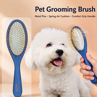 Peigne pour animaux de compagnie à toucher doux, peigne à picots pour le nettoyage et le toilettage des chiens, peigne lissant à coussin d'air pour chats, fournitures pour animaux de compagnie