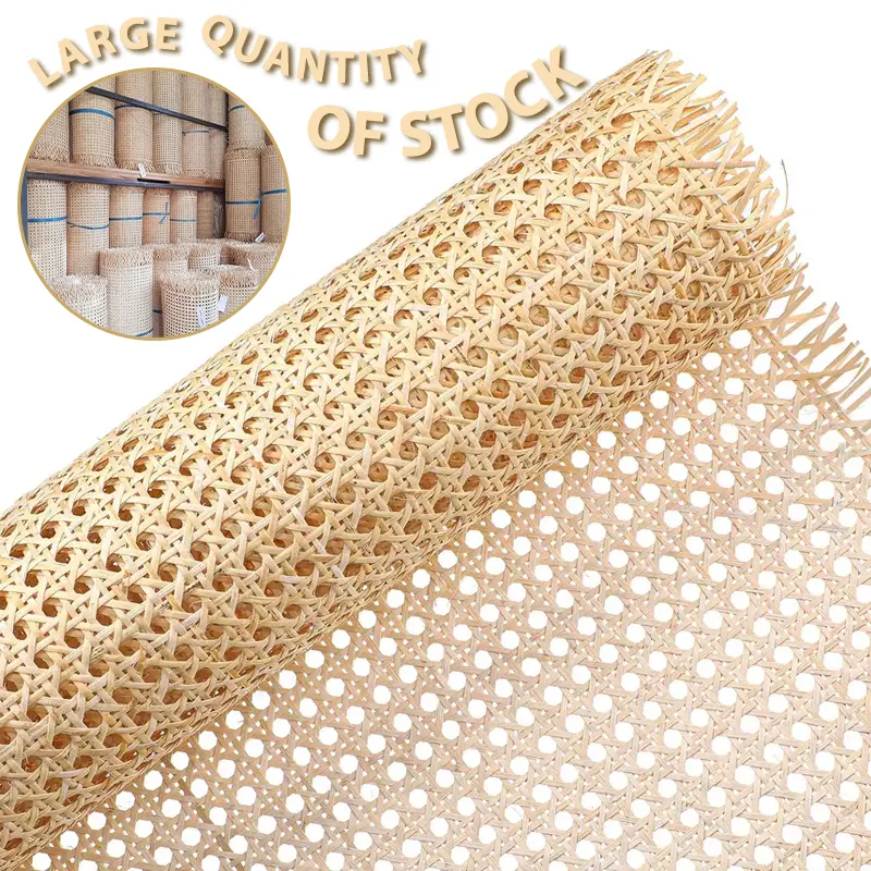 artificial rattan weaving material roll bamboo weaving rattan strap weave plastic synthetic rattan cane webbing roll mesh