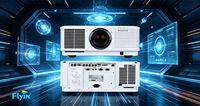 Projecteur DLP FLYIN 12000 Lumens pour Grandes Salles, Idéal pour la Cartographie 3D Immersive