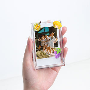 Boîte de rangement pour photos, mini album photo en forme de glace, matériau PC, cadre <span class=keywords><strong>Instax</strong></span> pour Fujifilm <span class=keywords><strong>Instax</strong></span> Mini 11/12 - Product Image 4