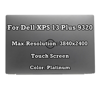 Écran tactile LCD de remplacement 13,4 pouces pour Dell XPS 13 Plus 9320 09PG51 9PG51 3840x2400 avec numériseur (Platnuim)