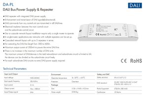 Fuente de Alimentación y Repetidor de Bus DALI Skydance DA-<span class=keywords><strong>PL</strong></span> 100-240VAC, Mejora y Transmisión de Señales DALI - Product Image 5