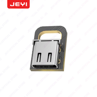 Kabel USB C ke C Pipih JEYI Factory 8.5cm 20Gbps 60W PD Berbahan Aluminium untuk Laptop/Tablet Bersertifikasi FCC CE ROHS Garansi 1 Tahun Tersedia
