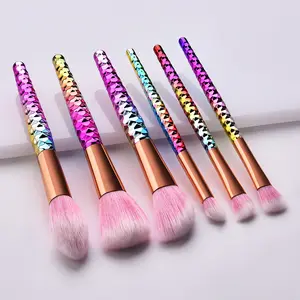 6pc 10pcs 11pcs Professional Luxury Make Up Brushes Private Label Eyeshadow Custom Logo Cosmetic Blusher Beauty kit Brush Set