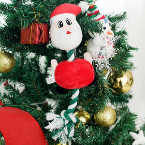 Wholesale Durable Christmas <strong>Dog</strong> Gifts Santa Claus <strong>Dog</strong> Chew <strong>Push</strong> Rope <strong>Toys</strong> - Product Image 5