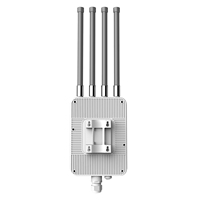 Router Expansor Inalámbrico EDUP Wifi6 AX3000 Starlink Puente Wifi 6 de Doble Banda y Larga Distancia con Cobertura de Señal AP a Prueba de Agua IP67