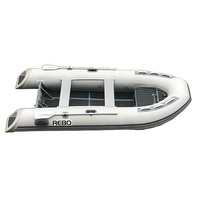 Offre Spéciale 12ft RIB360 Durable Hypalon/PVC EN Aluminium De Pêche BATEAUX à Nervures