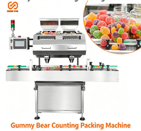 Machine de remplissage automatique de bonbons gélifiés en bouteille de haute qualité, machine de comptage et d'emballage de bonbons gélifiés en forme d'ours
