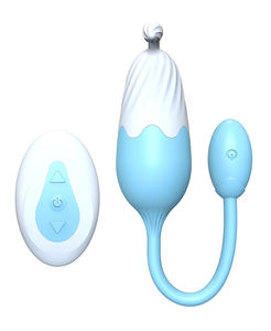 Telur Getar Silikon Tahan Air dengan Intensitas yang Dapat Disesuaikan, Dapat Diisi Ulang via USB, dari Supplier Cina - Product Image 1