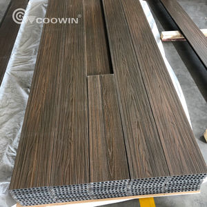 Revêtement de sol extérieur en panneaux composites <span class=keywords><strong>bois</strong></span>-plastique (WPC) PVC à grain de <span class=keywords><strong>bois</strong></span> 3D de la série Capped - Product Image 1