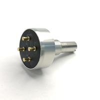 Potentiomètre rotatif haut de gamme sans usure Cooka 22mm Potentiomètre 4 broches 10K, 50 millions de cycles Série SRS22