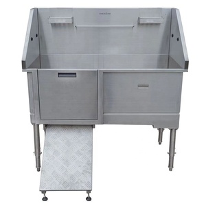 Baignoire pour animaux de compagnie en acier inoxydable 304, <span class=keywords><strong>spa</strong></span> pour toilettage de chiens, baignoire de toilettage pour grands chiens - Product Image 5